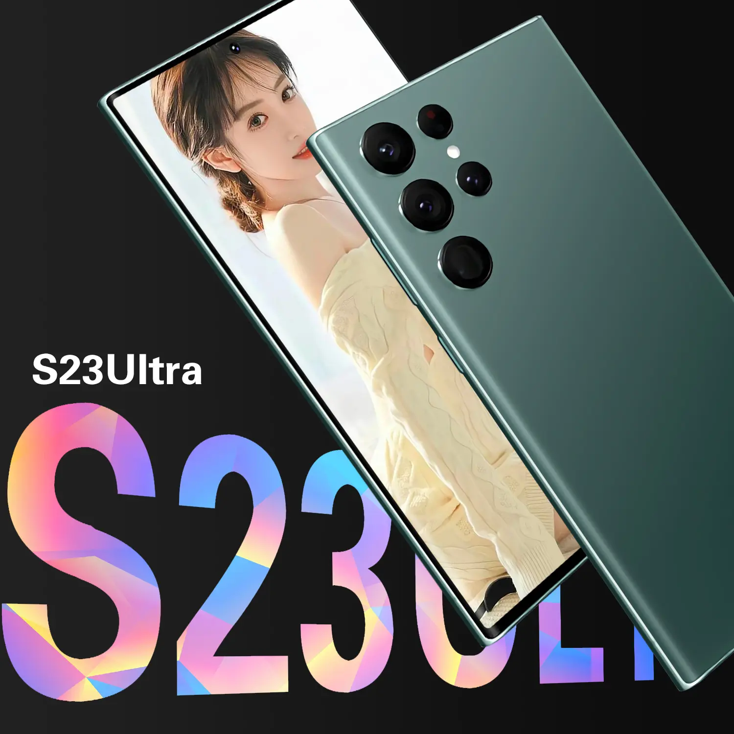 2024 New Original Phone S23 Ultra 16gb+1tb 5g 7.2-inch Mtk6889 48mp 108mp With Built-in Pen Android 12 Smartphone